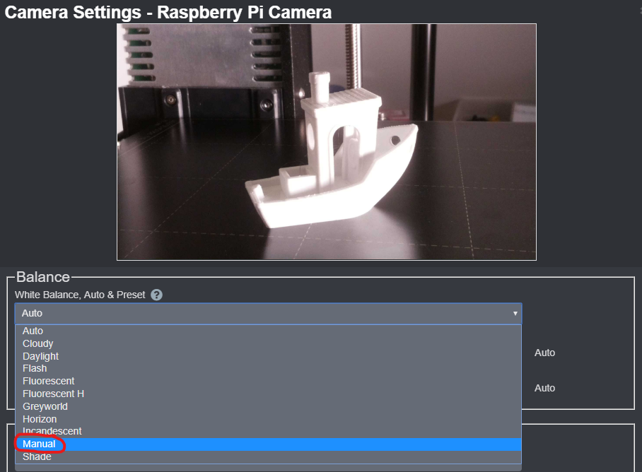 Select Manual Balance