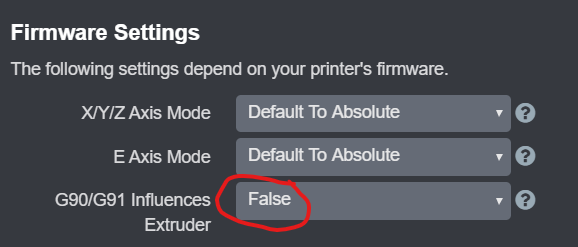 G90/G91 Influences Extruder