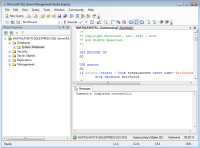 Executed Northwind Script in SQL Server Management Studio Express