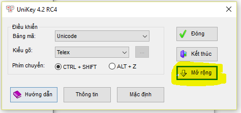 Windows Vietnamese UniKey Setup 1